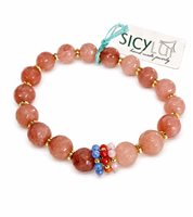 Bracciale Sicylui Donna in Pietre dure 1480BR34-R-A